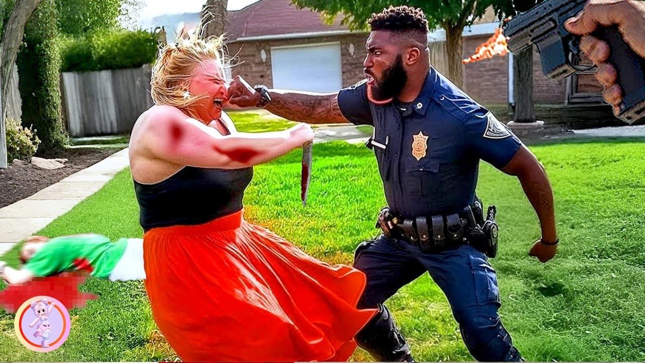 ROGUE COP vs KNIFE-WIELDING SUSPECT | The Most Insane Street Showdown Ever media 1